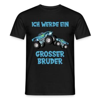 Ich werde großer Bruder - Männer T-Shirt - Schwarz - Vorne - AI Model Male 178 light (178cm)