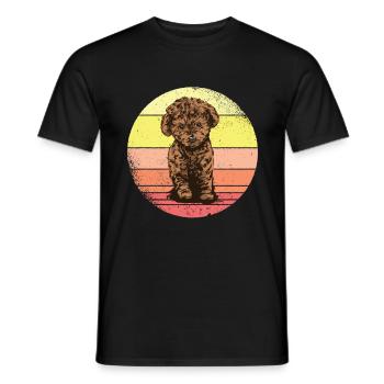 Poodle Poodle Dog Dog Lover Gift - Men's T-Shirt - black - Front - AI Model Male 178 light (178cm)