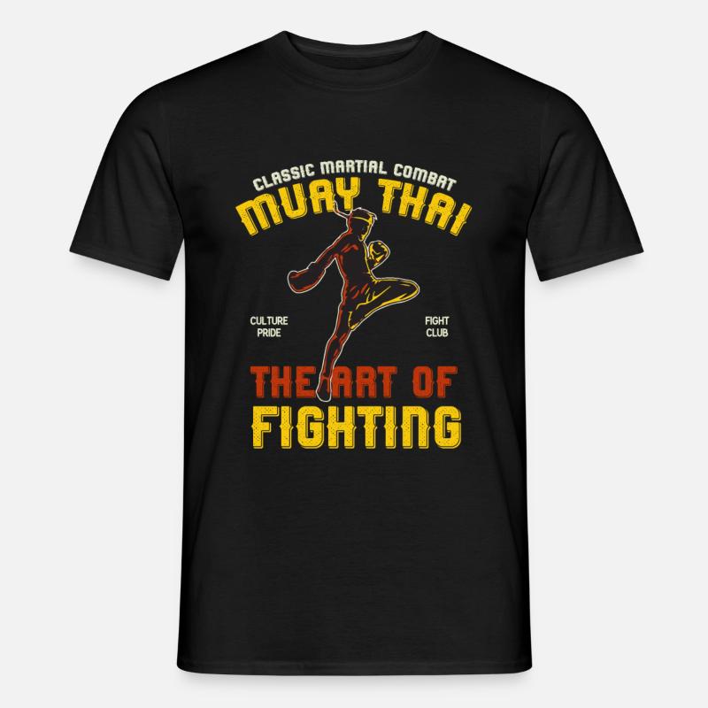 Muay Thai - Mænd T-shirt - sort