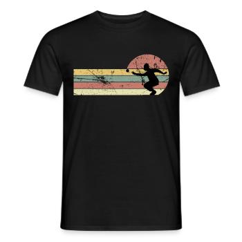 Boule Petanque Boccia Boule player Boules Ball - Men's T-Shirt - black - Front - AI Model Male 178 light (178cm)