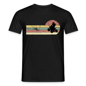 Quad Quadfahrer Motorsport Quad - Männer T-Shirt - Schwarz - Vorne - AI Model Male 178 light (178cm)