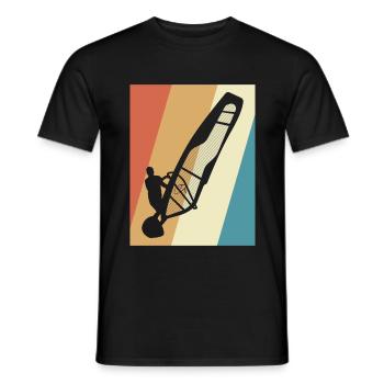 Windsurfing Windsurfers - Men's T-Shirt - black - Front - AI Model Male 178 light (178cm)