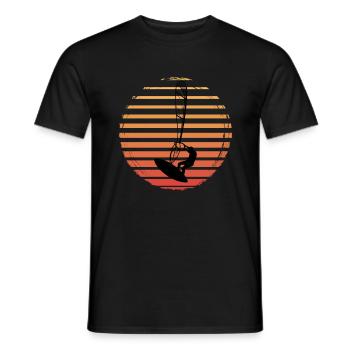 Windsurfing Windsurfers - Men's T-Shirt - black - Front - AI Model Male 178 light (178cm)