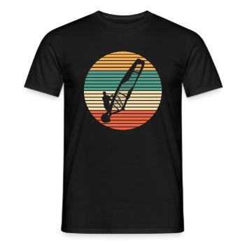 Windsurfing Windsurfers - Men's T-Shirt - black - Front - AI Model Male 178 light (178cm)