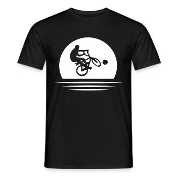 Radball Sport Bike - Men's T-Shirt - black - Front - AI Model Male 178 light (178cm)