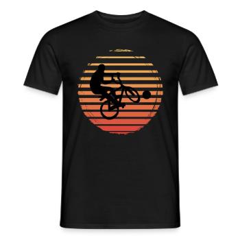 Radball Sport Bike - Men's T-Shirt - black - Front - AI Model Male 178 light (178cm)