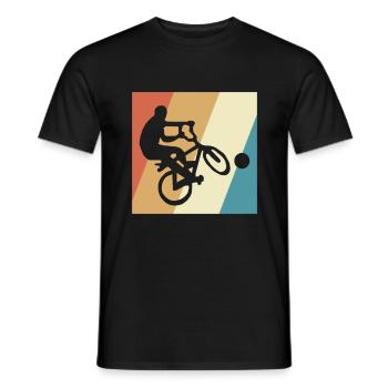 Radball Sport Bike - Men's T-Shirt - black - Front - AI Model Male 178 light (178cm)