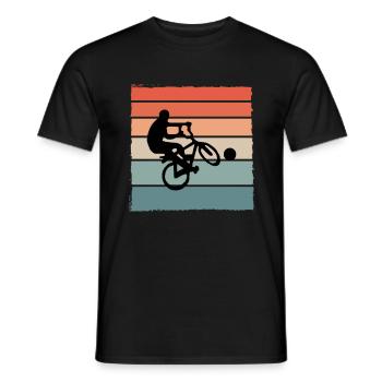 Radball Sport Bike - Men's T-Shirt - black - Front - AI Model Male 178 light (178cm)