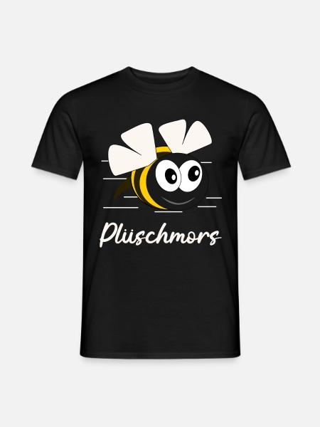 Plattdeutsch Plüschmors - Männer T-Shirt - Schwarz
