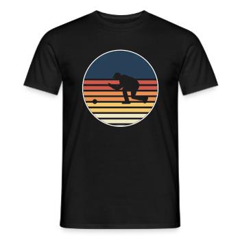 Pétanque Pétanque Pétanque Pétanque Boules Boules - T-shirt homme - noir - Devant - AI Model Male 178 light (178cm)