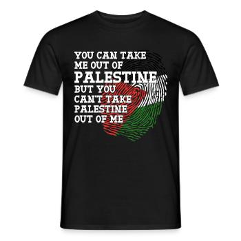Palestine Drapeau Fierté Palestine - T-shirt homme - noir - Devant - AI Model Male 178 light (178cm)