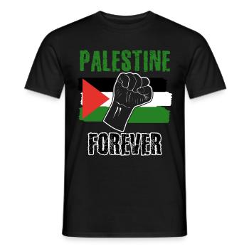 Palestine Pavillon Palestine - T-shirt homme - noir - Devant - AI Model Male 178 light (178cm)