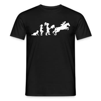 Équitation Cheval Hobby Horse Reiterin - T-shirt homme - noir - Devant - AI Model Male 178 light (178cm)