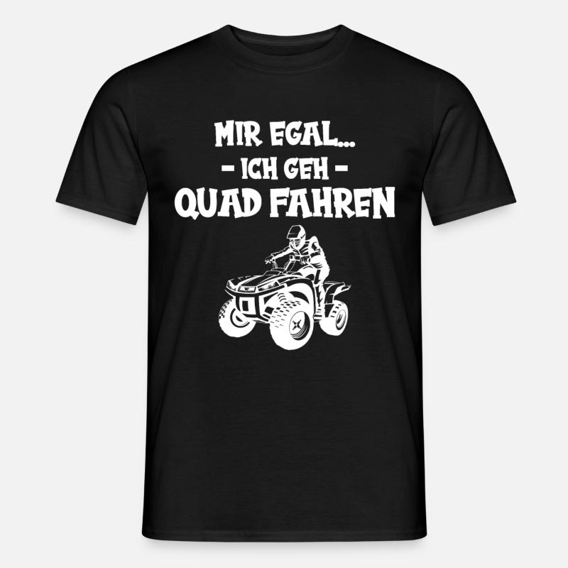 Mir egal Quad - Männer T-Shirt - Schwarz