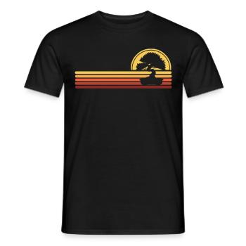 Bonsai - Men's T-Shirt - black - Front - AI Model Male 178 light (178cm)