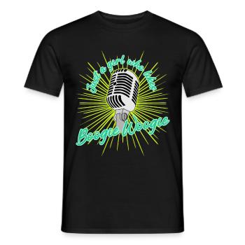 Boogie Woogie Swing Party - Männer T-Shirt - Schwarz - Vorne - AI Model Male 178 light (178cm)