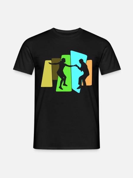 Boogie Woogie Swing Danse rétro - T-shirt homme - noir