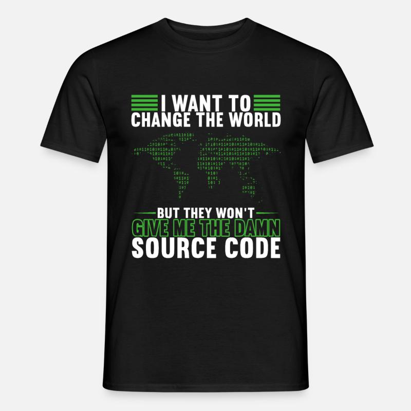 Programmeur Informaticien Programmation - T-shirt homme - noir