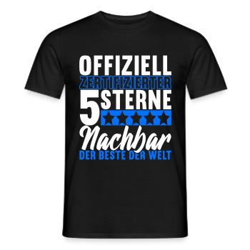 Nachbar Nachbarschaft Nachbarn - Männer T-Shirt - Schwarz - Vorne - AI Model Male 178 light (178cm)