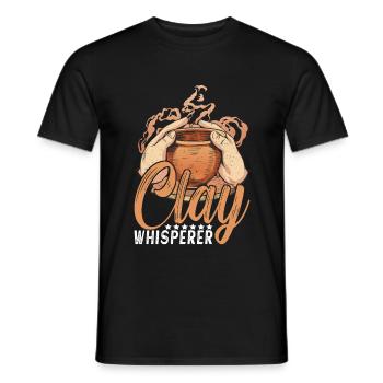 Töpfern Töpferei Töpfer - Männer T-Shirt - Schwarz - Vorne - AI Model Male 178 light (178cm)