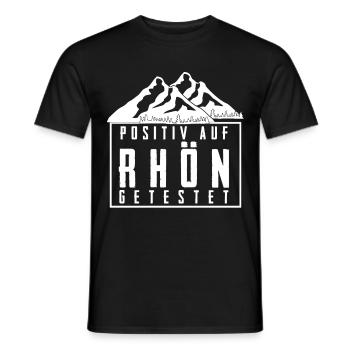 Rhön Wandern Spruch Rhöner Berge - Männer T-Shirt - Schwarz - Vorne - AI Model Male 178 light (178cm)