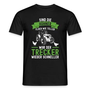 Traktor Trecker Spruch Bauernhof Landwirt Bauer - Männer T-Shirt - Schwarz - Vorne - AI Model Male 178 light (178cm)