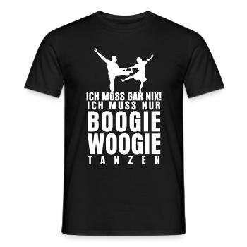 Boogie Woogie Disant Joke Dancer - T-shirt homme - noir - Devant - AI Model Male 178 light (178cm)
