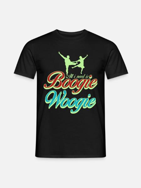 Boogie Woogie Danseur Boogie-Woogie - T-shirt homme - noir