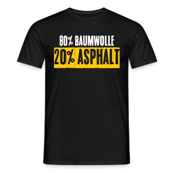 Straßenwärter Bauhof Straße Straßenbau - Männer T-Shirt - Schwarz - Vorne - AI Model Male 178 light (178cm)