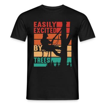 Arborist Baumpfleger - Männer T-Shirt - Schwarz - Vorne - AI Model Male 178 light (178cm)