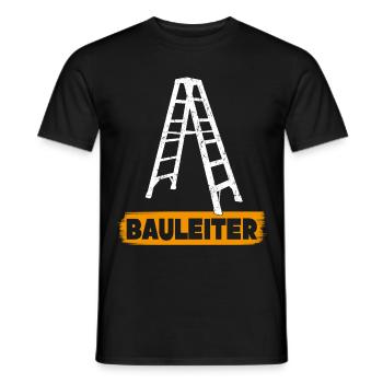 Bauleiter Bauherr Bauleitung Hausbau - Männer T-Shirt - Schwarz - Vorne - AI Model Male 178 light (178cm)
