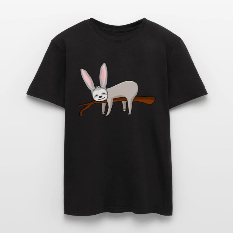 Easter Rabbit Sloth Rabbit Easter Men’s T-shirt