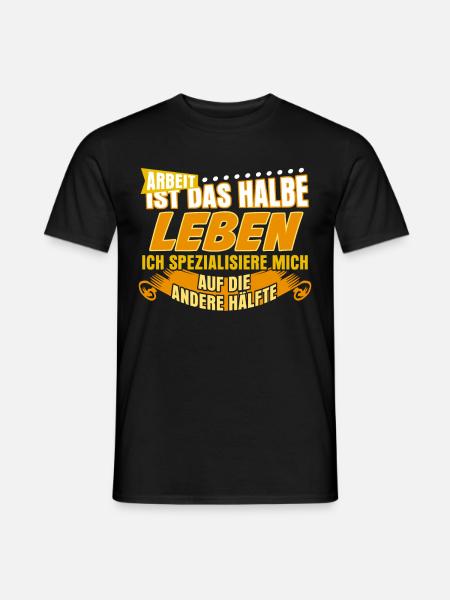 Arbeitsamt Arbeit Arbeiten Arbeitslos - Männer T-Shirt - Schwarz