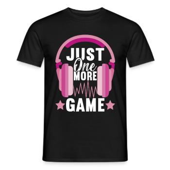 Gamer Girl Gaming - Männer T-Shirt - Schwarz - Vorne - AI Model Male 178 light (178cm)