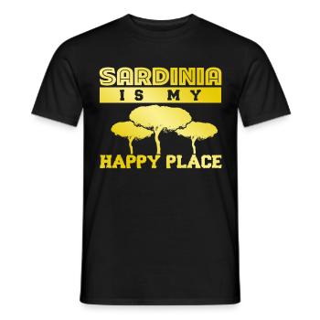 Sardegna Sardinia Trees Sardinia - Men's T-Shirt - black - Front - AI Model Male 178 light (178cm)