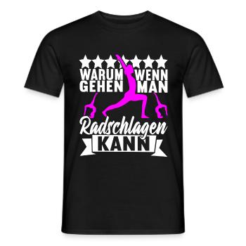 Turnen Turner - Männer T-Shirt - Schwarz - Vorne - AI Model Male 178 light (178cm)