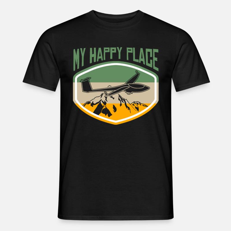 Gliding Glider Glider Glider - Men's T-shirt - black
