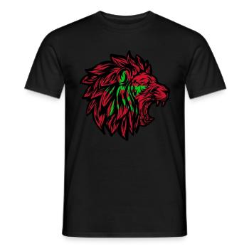 Maroc Lion Marocain Marocain - T-shirt homme - noir - Devant - AI Model Male 178 light (178cm)