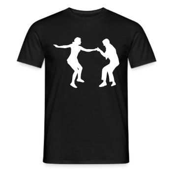 Boogie Woogie Boogie-Woogie Tanzen Swing - Männer T-Shirt - Schwarz - Vorne - AI Model Male 178 light (178cm)