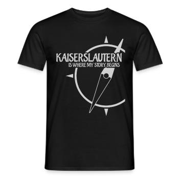 Kaiserslauterer Kaiserslautern - T-shirt homme - noir - Devant - AI Model Male 178 light (178cm)