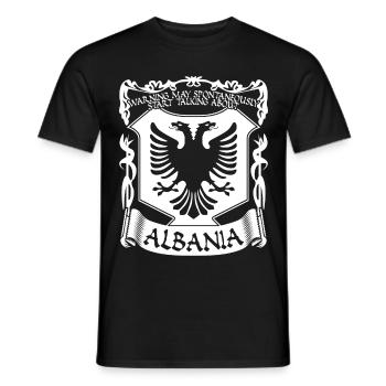 Albanien Albanisch Kosovo Albaner - Männer T-Shirt - Schwarz - Vorne - AI Model Male 178 light (178cm)