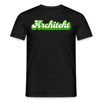 Architekt Architektur Studium Beruf - Männer T-Shirt - Schwarz - Vorne - AI Model Male 178 light (178cm)