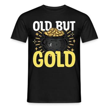 Gold Prospecting Gold Prospector Gift - Men's T-Shirt - black - Front - AI Model Male 178 light (178cm)