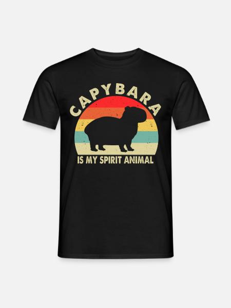 Capybara - Men's T-Shirt - black