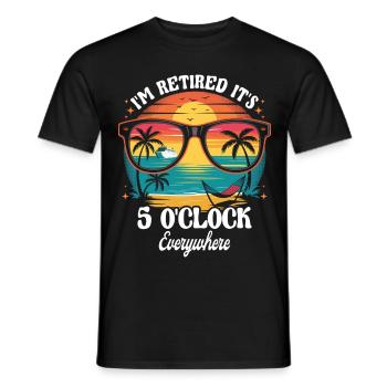 Summer Cruise 2025 Retreat - Men's T-Shirt - black - Front - AI Model Male 178 light (178cm)