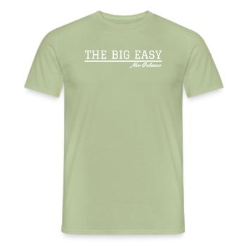 New Orleans The Big Easy - Men's T-Shirt - sage - Front - AI Model Male 178 light (178cm)