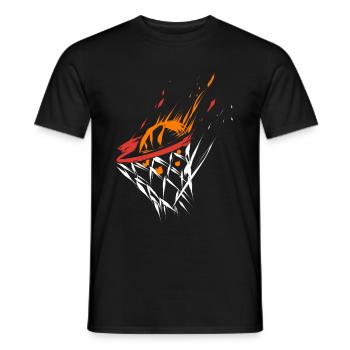 Basket-ball - T-shirt homme - noir - Devant - AI Model Male 178 light (178cm)