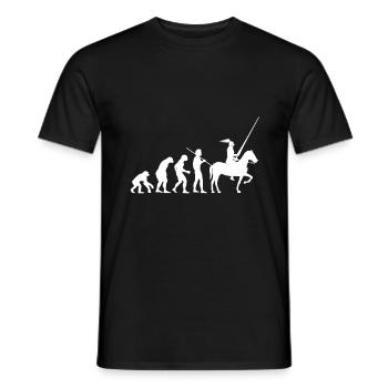 Kreuzritter Ritter Christ Christentum Kreuzzug - Männer T-Shirt - Schwarz - Vorne - AI Model Male 178 light (178cm)
