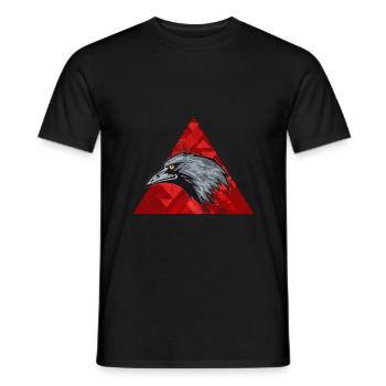 Crow - Men's T-Shirt - black - Front - AI Model Male 178 light (178cm)