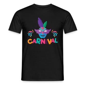 Carnaval carnaval carnaval de nuit Helau costume cadeau - T-shirt homme - noir - Devant - AI Model Male 178 light (178cm)